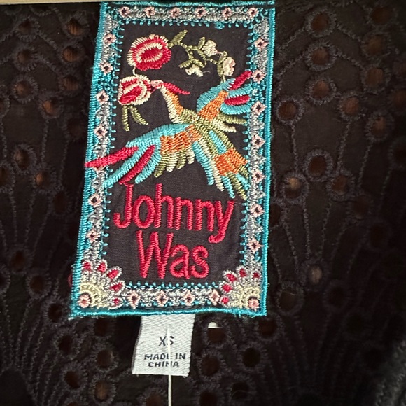 Johnny Was Bluebelle Dress in Black, size XS can fit S, NWT (but no slip) - Picture 11 of 14